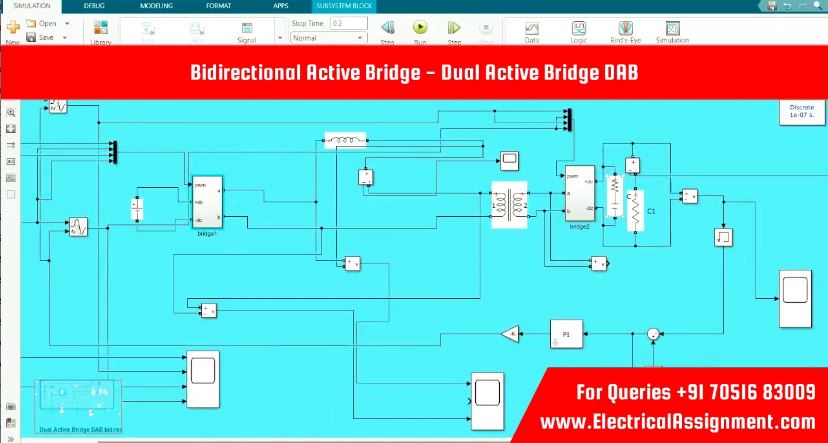 PLECS Dual Active Bridge Converter for EV Charging screenshot 9